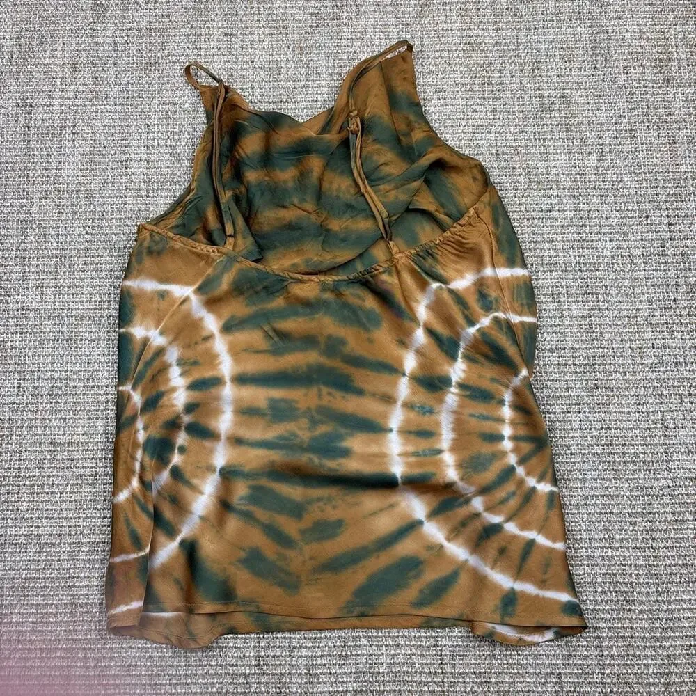 Young Fabulous & Broke Tie Dye Tank | Medium | Brown Green - Picture 7 of 8